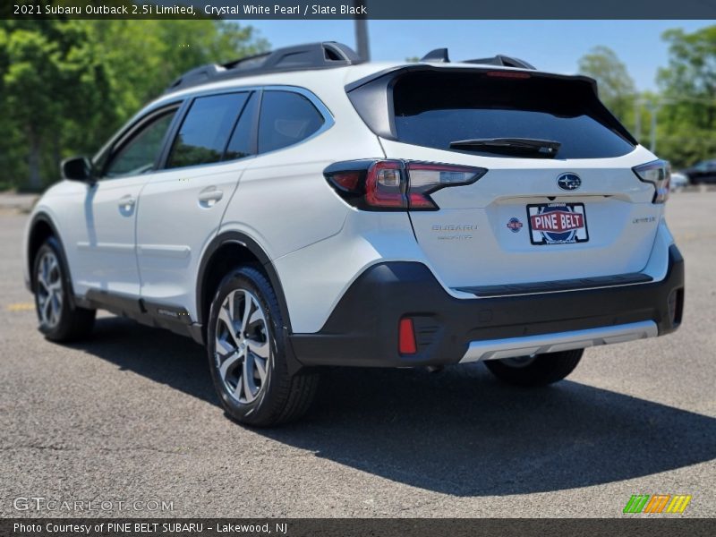 Crystal White Pearl / Slate Black 2021 Subaru Outback 2.5i Limited