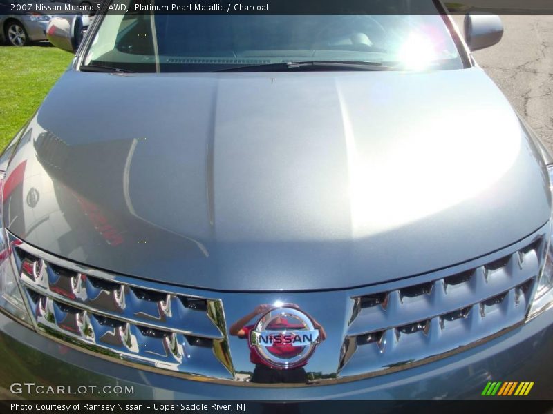 Platinum Pearl Matallic / Charcoal 2007 Nissan Murano SL AWD