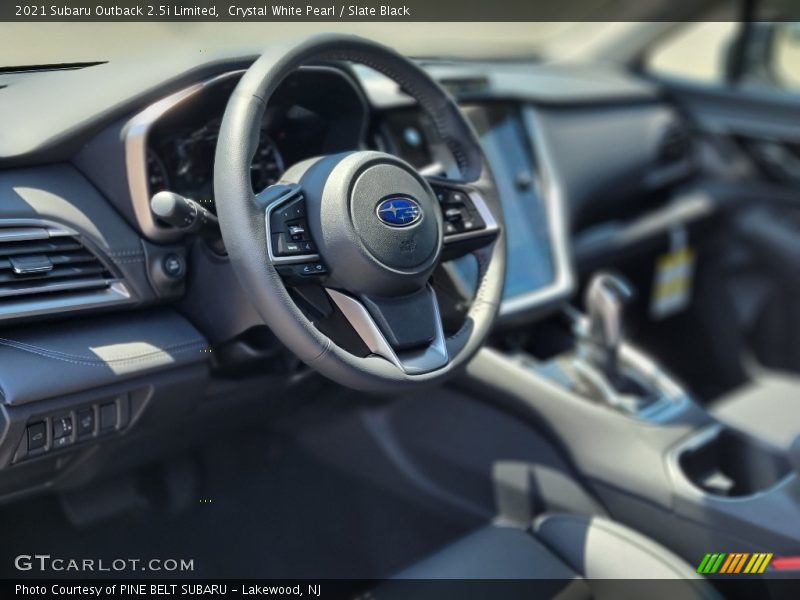 Crystal White Pearl / Slate Black 2021 Subaru Outback 2.5i Limited