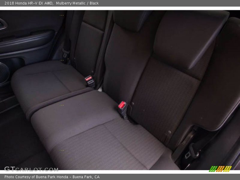 Mulberry Metallic / Black 2018 Honda HR-V EX AWD