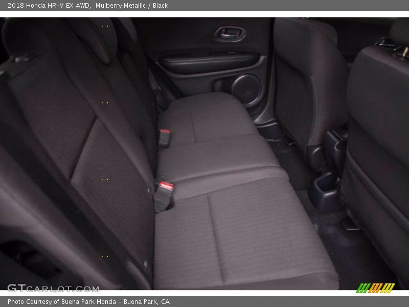 Mulberry Metallic / Black 2018 Honda HR-V EX AWD