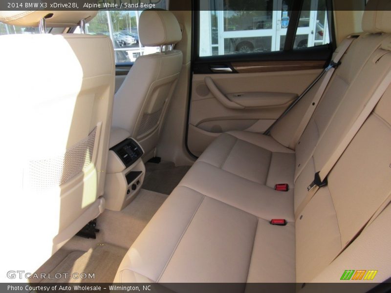 Alpine White / Sand Beige 2014 BMW X3 xDrive28i