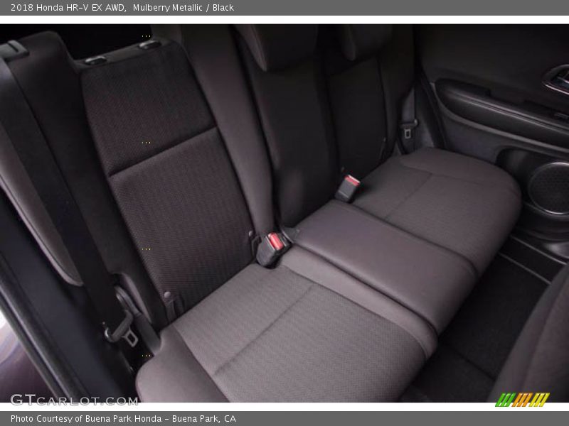 Mulberry Metallic / Black 2018 Honda HR-V EX AWD