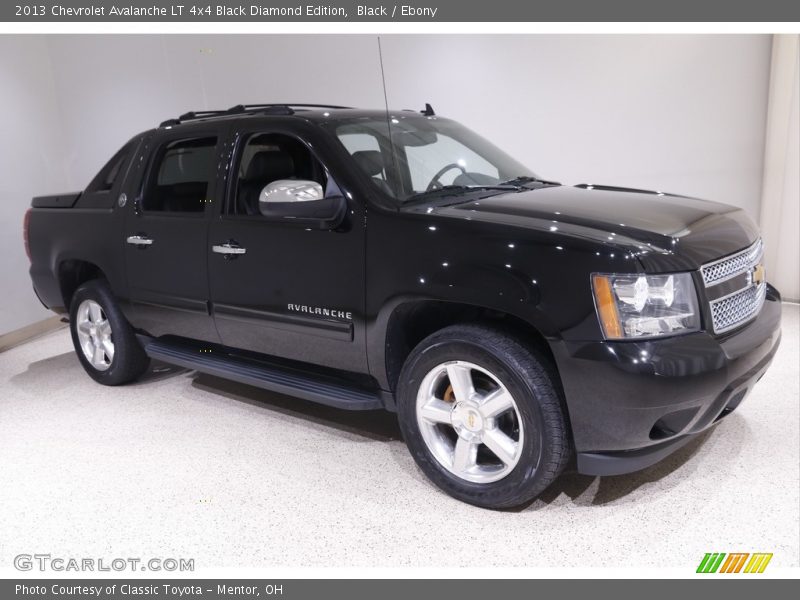 Black / Ebony 2013 Chevrolet Avalanche LT 4x4 Black Diamond Edition