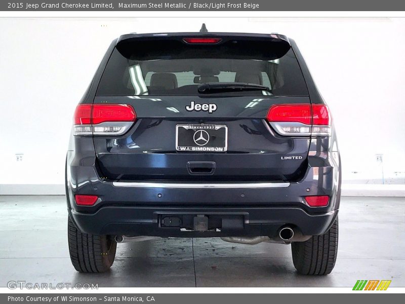Maximum Steel Metallic / Black/Light Frost Beige 2015 Jeep Grand Cherokee Limited