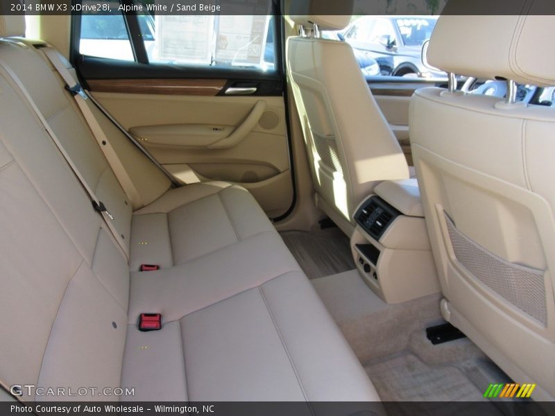 Alpine White / Sand Beige 2014 BMW X3 xDrive28i