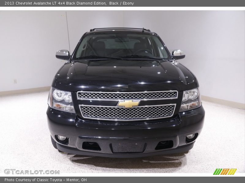 Black / Ebony 2013 Chevrolet Avalanche LT 4x4 Black Diamond Edition