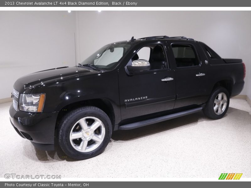 Black / Ebony 2013 Chevrolet Avalanche LT 4x4 Black Diamond Edition