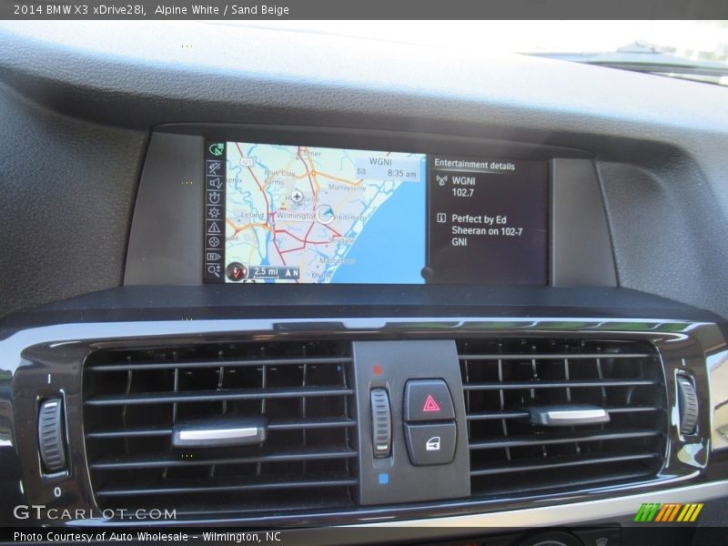 Alpine White / Sand Beige 2014 BMW X3 xDrive28i