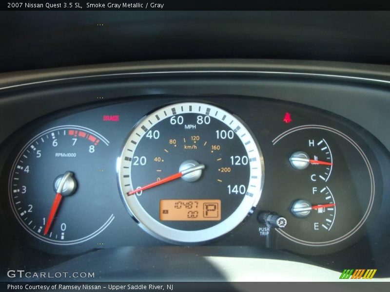 Smoke Gray Metallic / Gray 2007 Nissan Quest 3.5 SL