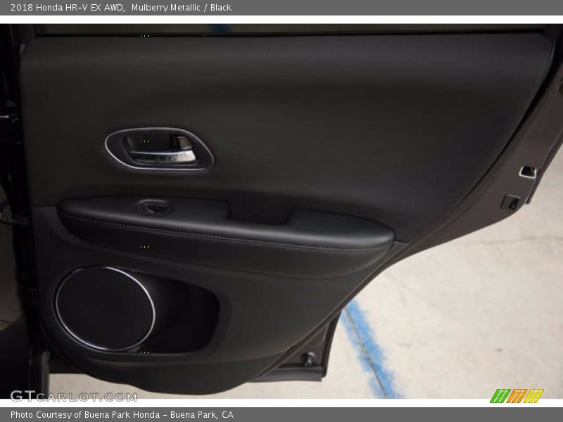 Mulberry Metallic / Black 2018 Honda HR-V EX AWD