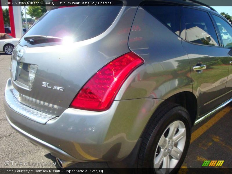 Platinum Pearl Matallic / Charcoal 2007 Nissan Murano SL AWD