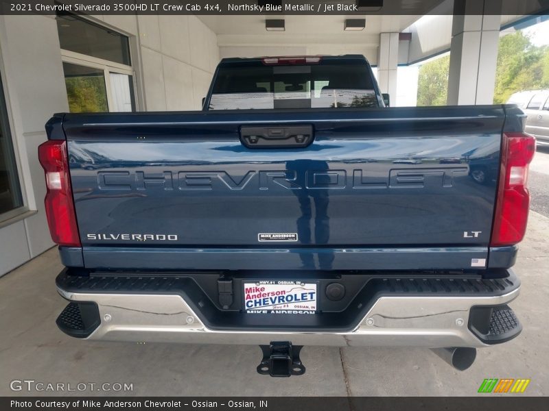 Northsky Blue Metallic / Jet Black 2021 Chevrolet Silverado 3500HD LT Crew Cab 4x4