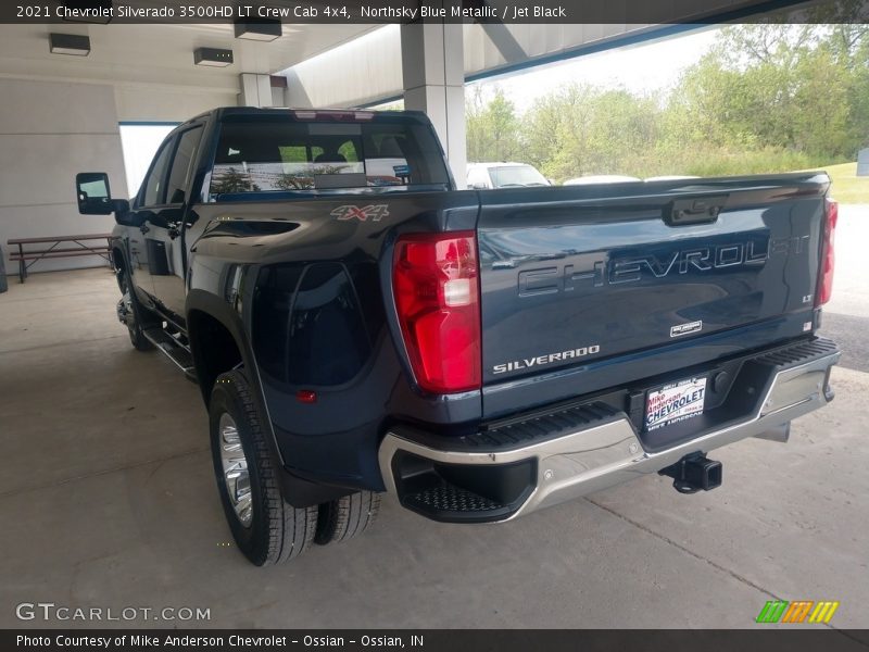Northsky Blue Metallic / Jet Black 2021 Chevrolet Silverado 3500HD LT Crew Cab 4x4