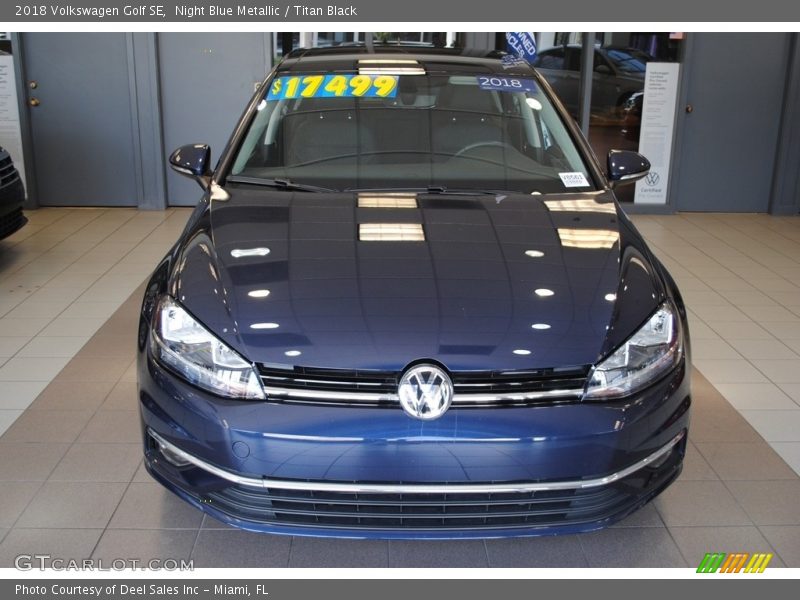 Night Blue Metallic / Titan Black 2018 Volkswagen Golf SE