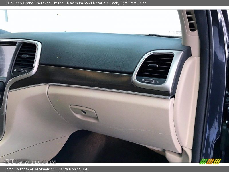 Maximum Steel Metallic / Black/Light Frost Beige 2015 Jeep Grand Cherokee Limited