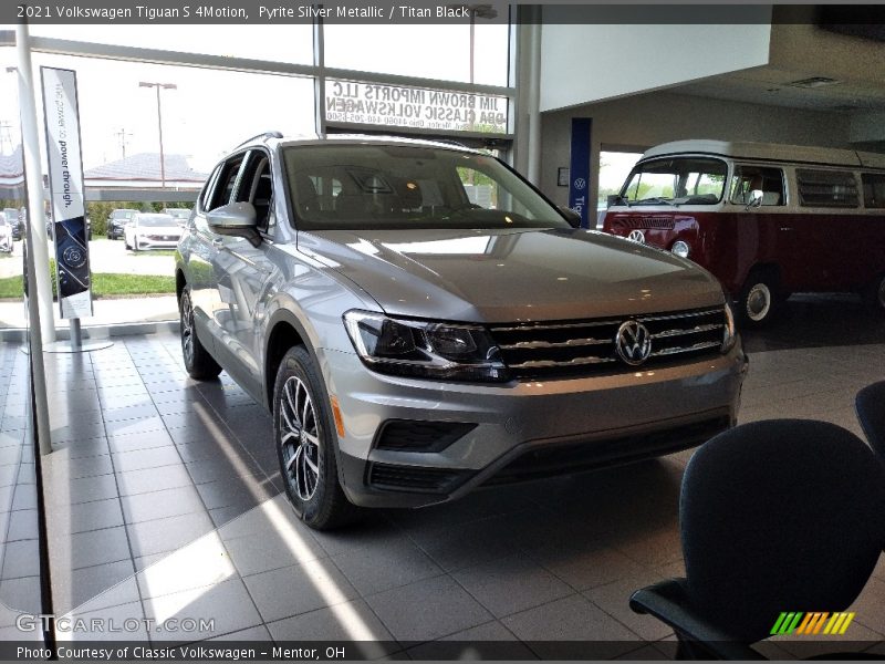 Pyrite Silver Metallic / Titan Black 2021 Volkswagen Tiguan S 4Motion