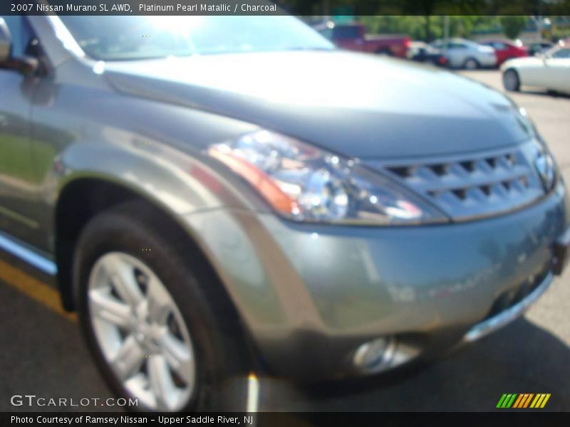 Platinum Pearl Matallic / Charcoal 2007 Nissan Murano SL AWD