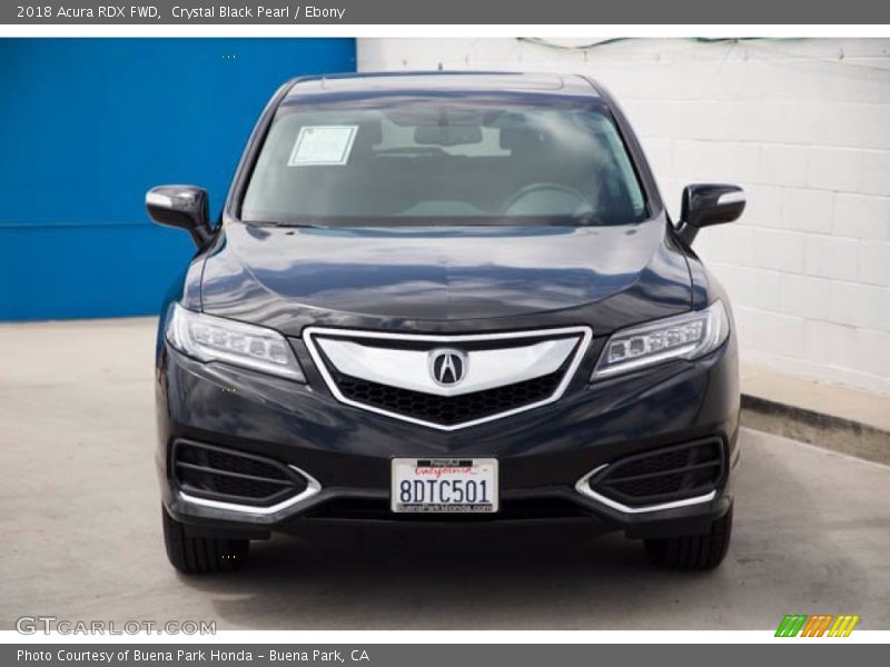 Crystal Black Pearl / Ebony 2018 Acura RDX FWD