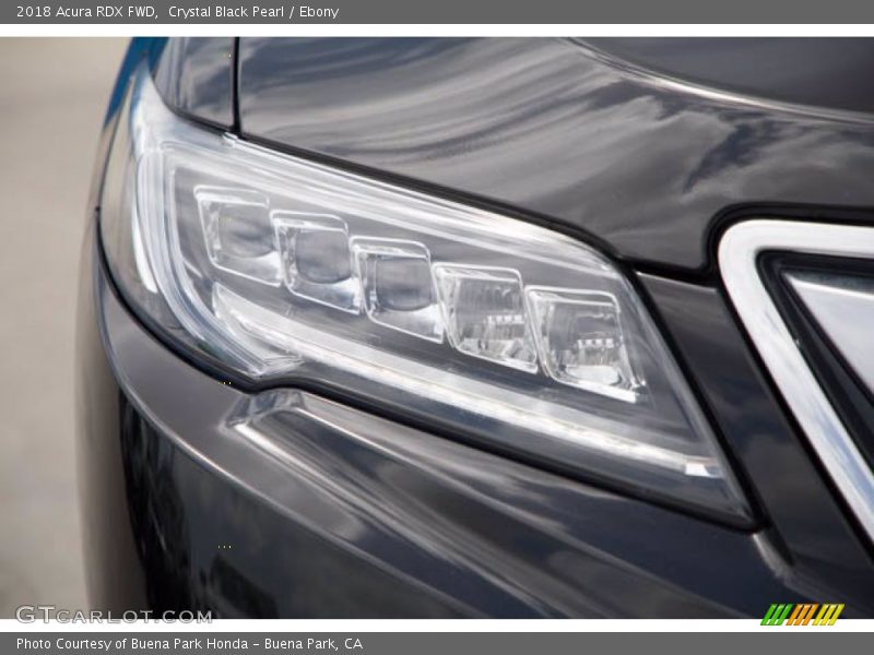 Crystal Black Pearl / Ebony 2018 Acura RDX FWD