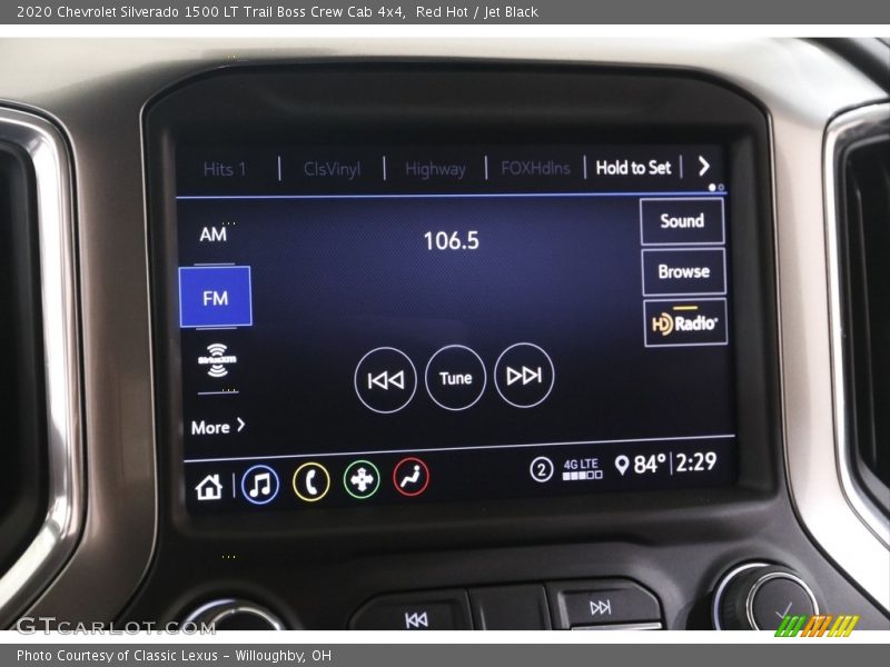Red Hot / Jet Black 2020 Chevrolet Silverado 1500 LT Trail Boss Crew Cab 4x4