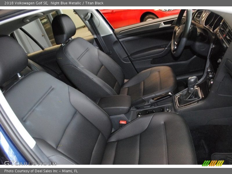 Night Blue Metallic / Titan Black 2018 Volkswagen Golf SE