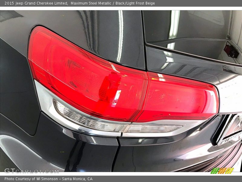 Maximum Steel Metallic / Black/Light Frost Beige 2015 Jeep Grand Cherokee Limited