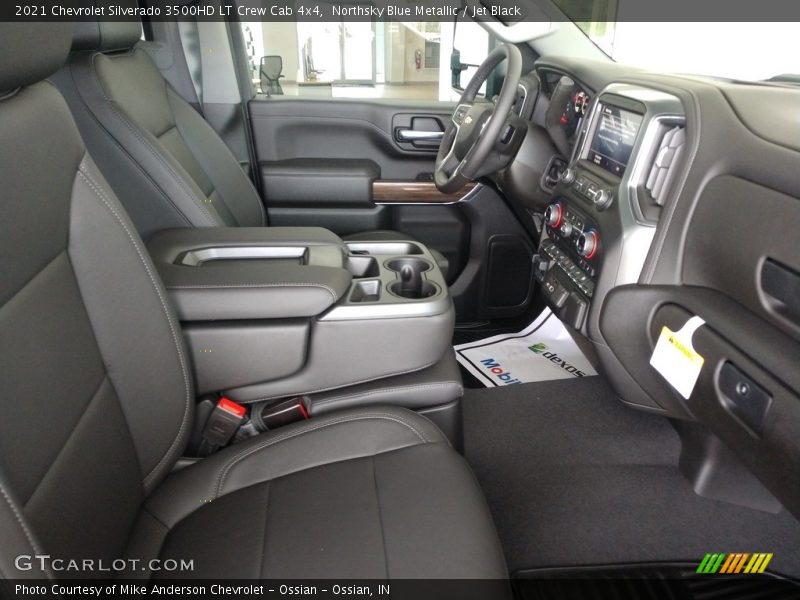 Northsky Blue Metallic / Jet Black 2021 Chevrolet Silverado 3500HD LT Crew Cab 4x4