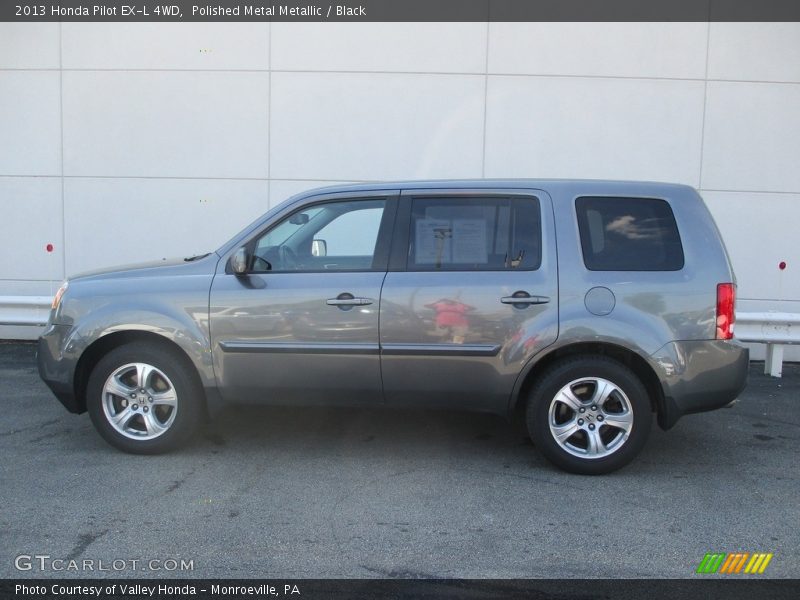 Polished Metal Metallic / Black 2013 Honda Pilot EX-L 4WD