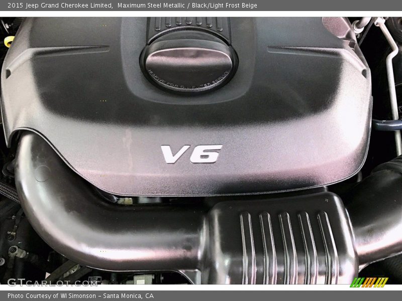 Maximum Steel Metallic / Black/Light Frost Beige 2015 Jeep Grand Cherokee Limited