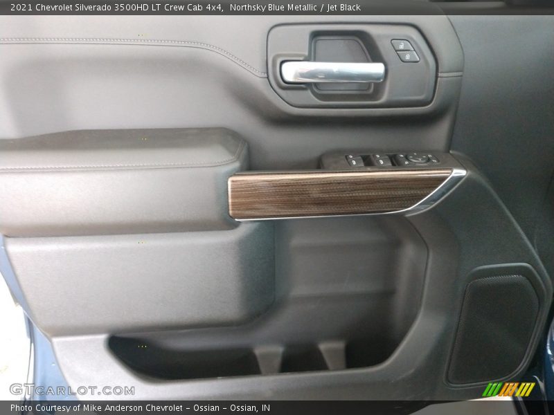 Northsky Blue Metallic / Jet Black 2021 Chevrolet Silverado 3500HD LT Crew Cab 4x4