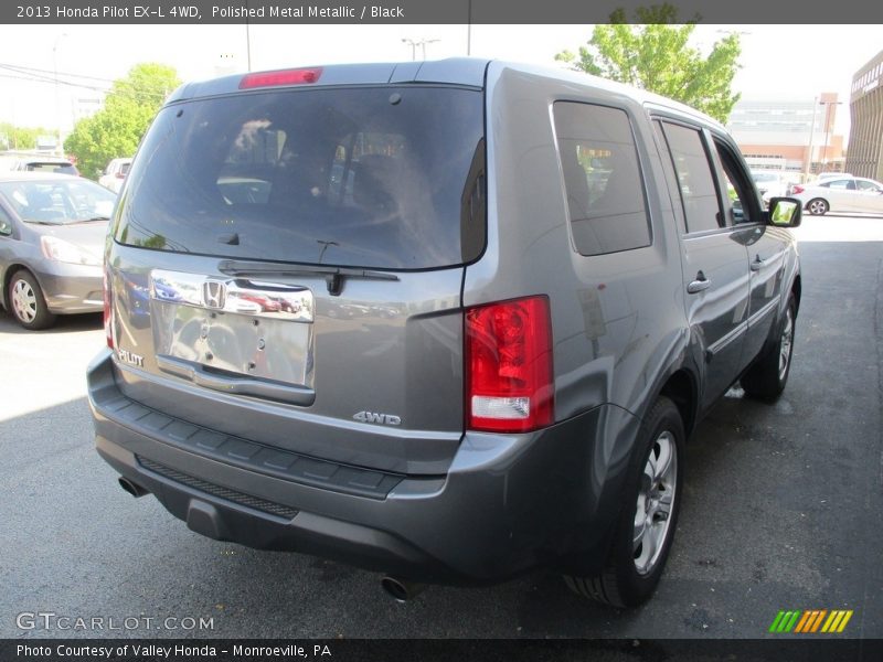 Polished Metal Metallic / Black 2013 Honda Pilot EX-L 4WD