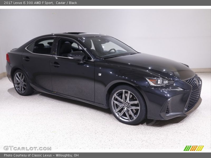 Caviar / Black 2017 Lexus IS 300 AWD F Sport