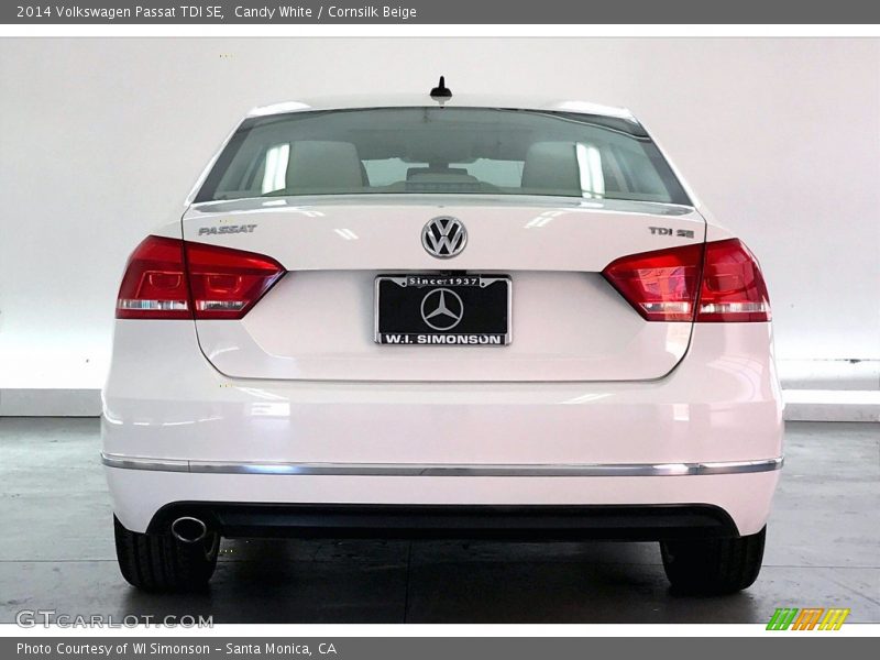 Candy White / Cornsilk Beige 2014 Volkswagen Passat TDI SE