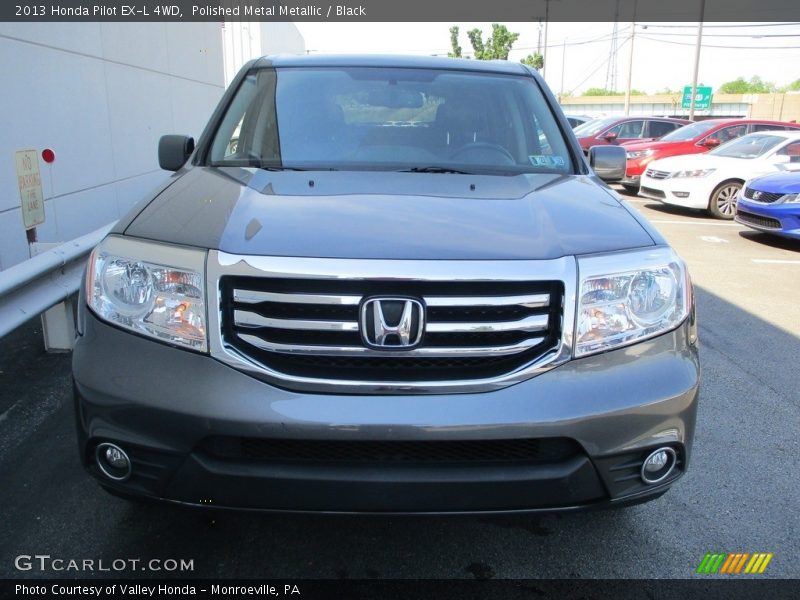Polished Metal Metallic / Black 2013 Honda Pilot EX-L 4WD