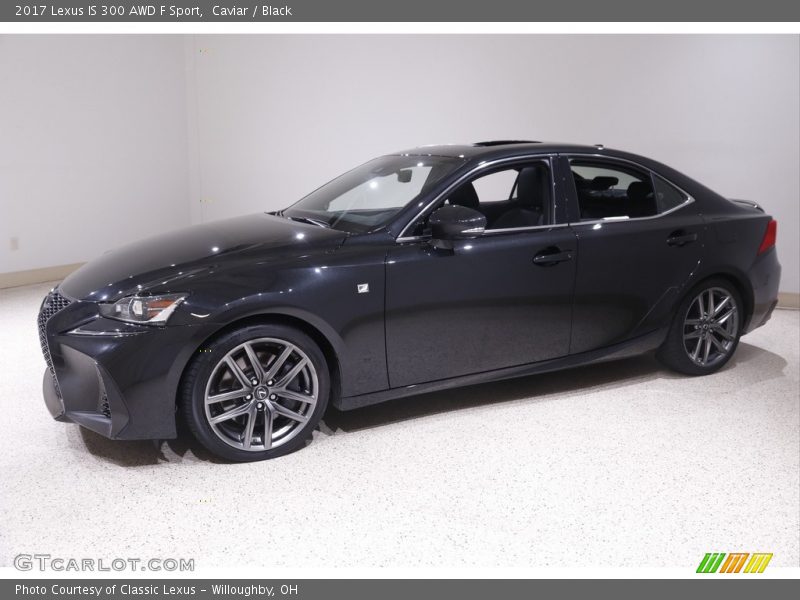 Caviar / Black 2017 Lexus IS 300 AWD F Sport