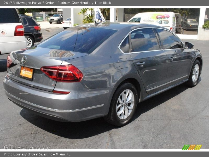 Platinum Gray Metallic / Titan Black 2017 Volkswagen Passat S Sedan