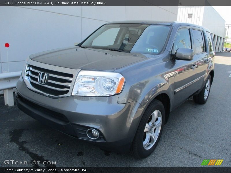 Polished Metal Metallic / Black 2013 Honda Pilot EX-L 4WD
