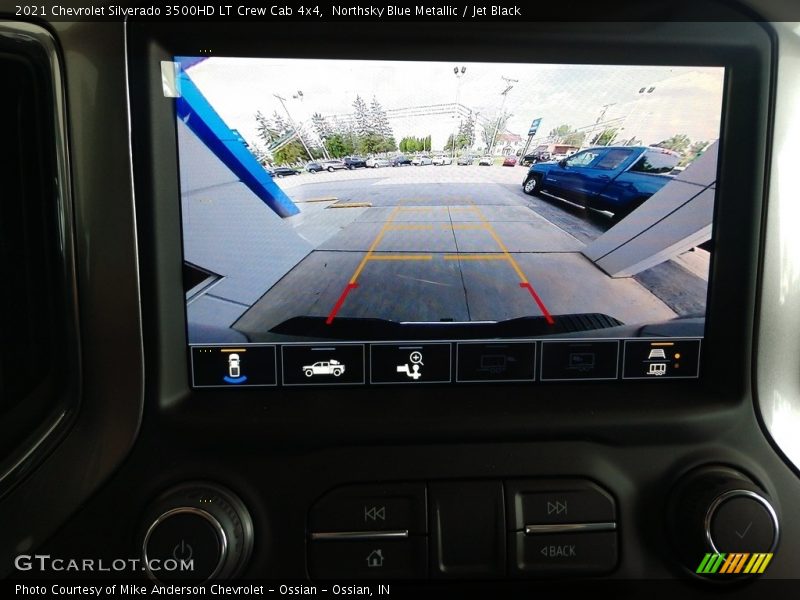 Northsky Blue Metallic / Jet Black 2021 Chevrolet Silverado 3500HD LT Crew Cab 4x4