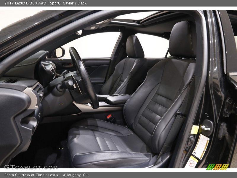 Caviar / Black 2017 Lexus IS 300 AWD F Sport