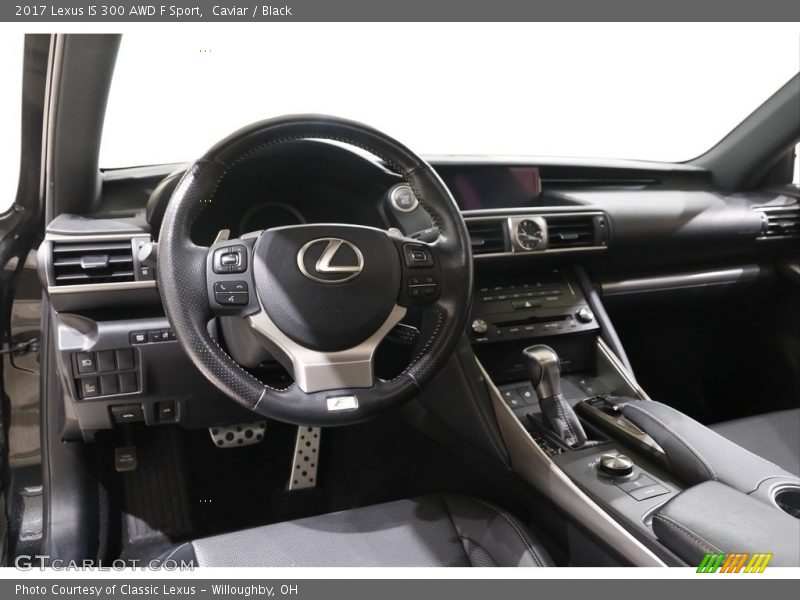 Caviar / Black 2017 Lexus IS 300 AWD F Sport