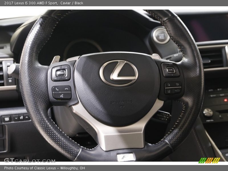 Caviar / Black 2017 Lexus IS 300 AWD F Sport