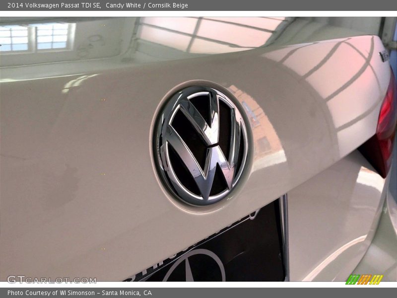 Candy White / Cornsilk Beige 2014 Volkswagen Passat TDI SE