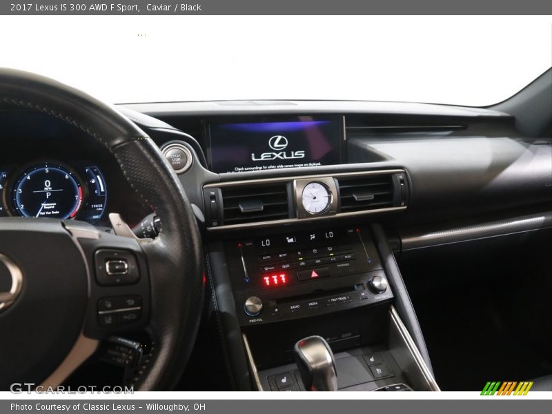 Caviar / Black 2017 Lexus IS 300 AWD F Sport