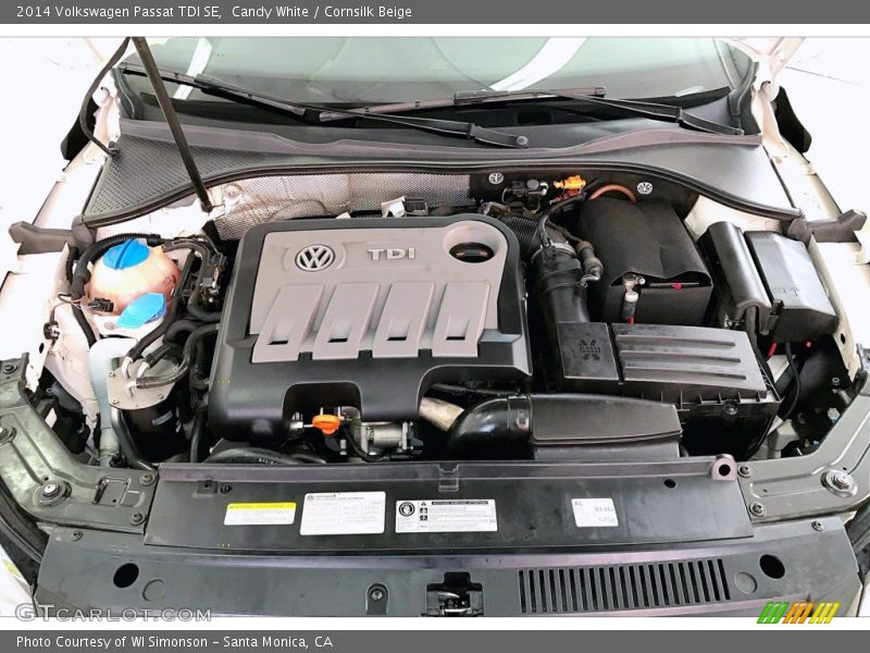 Candy White / Cornsilk Beige 2014 Volkswagen Passat TDI SE