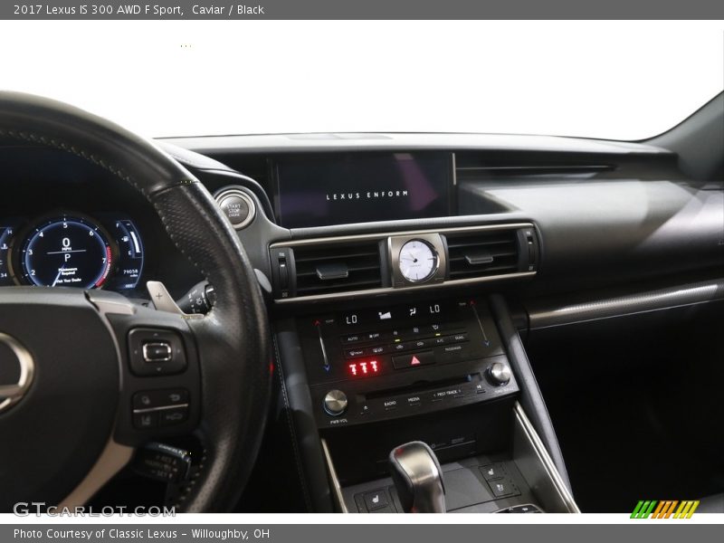 Caviar / Black 2017 Lexus IS 300 AWD F Sport