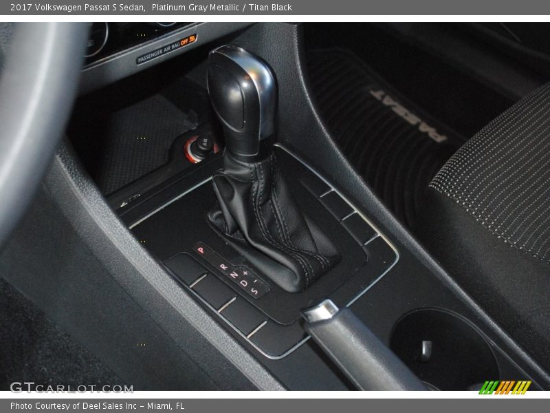 Platinum Gray Metallic / Titan Black 2017 Volkswagen Passat S Sedan