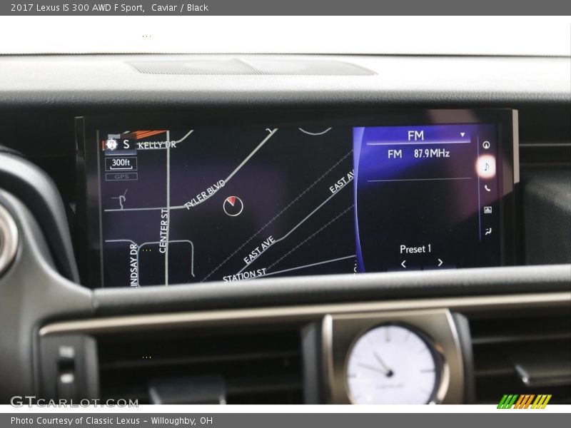 Caviar / Black 2017 Lexus IS 300 AWD F Sport