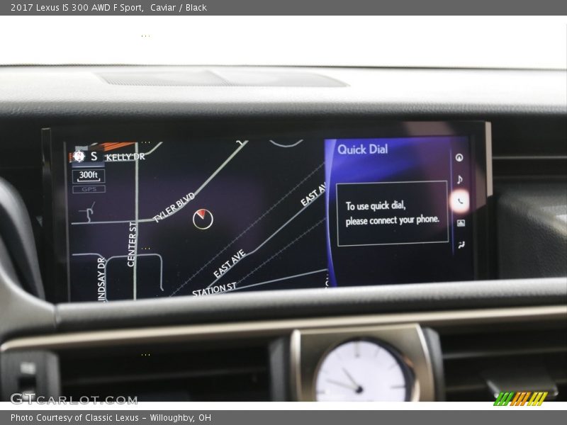 Caviar / Black 2017 Lexus IS 300 AWD F Sport