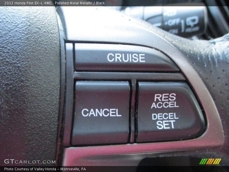 Polished Metal Metallic / Black 2013 Honda Pilot EX-L 4WD